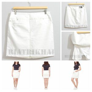 WHITE NWT Ladies' Denim Skort S.C. & CO